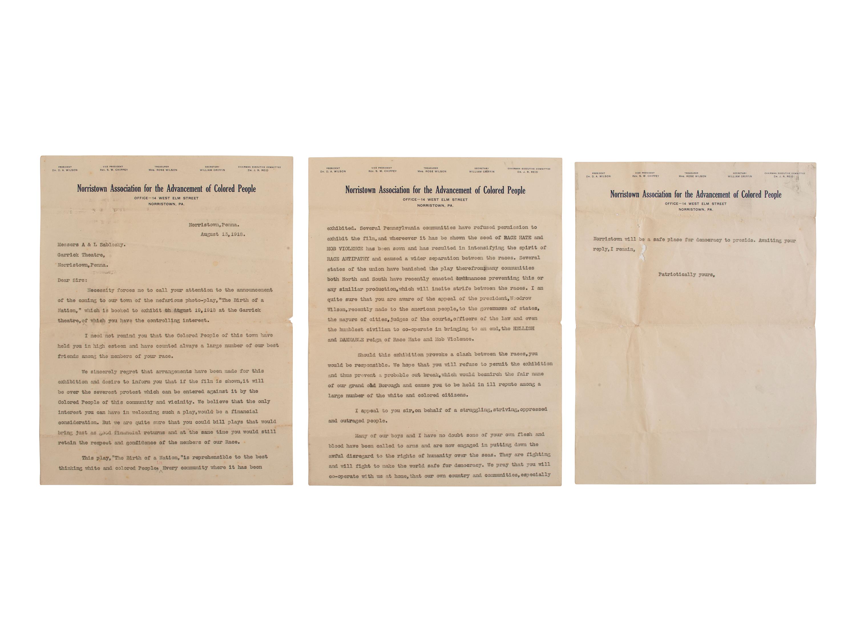 [CIVIL RIGHTS]. A group of items related to the NAACP incl. membership card and certificate.