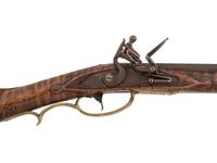 A Contemporary Fullstock Flintlock Rifle by Bivins & Burton