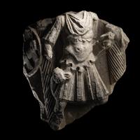 A Roman Marble Sarcophagus Fragment