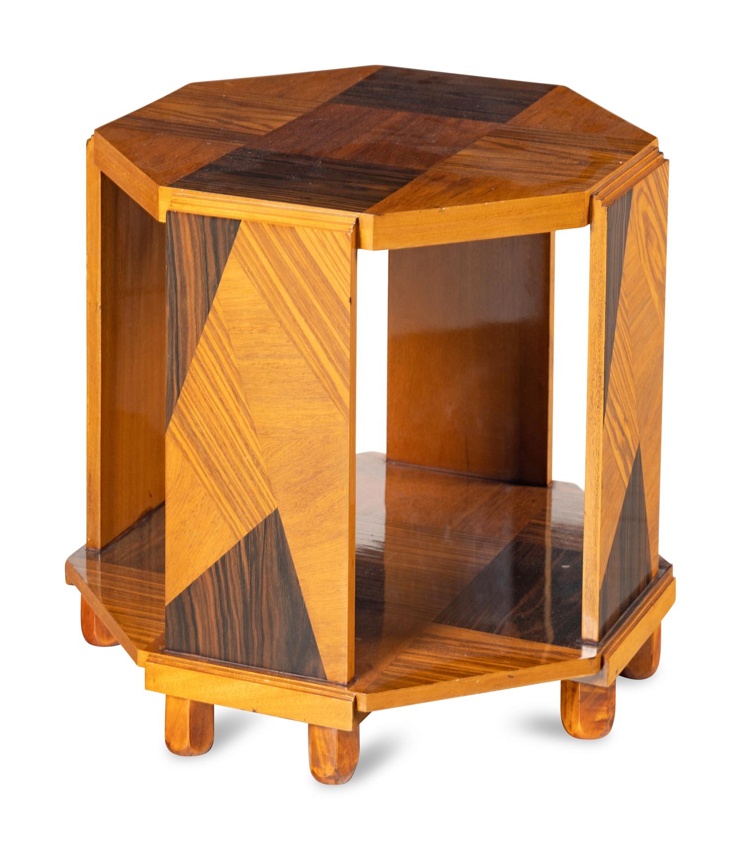 An Art Deco Style Octagonal Side Table