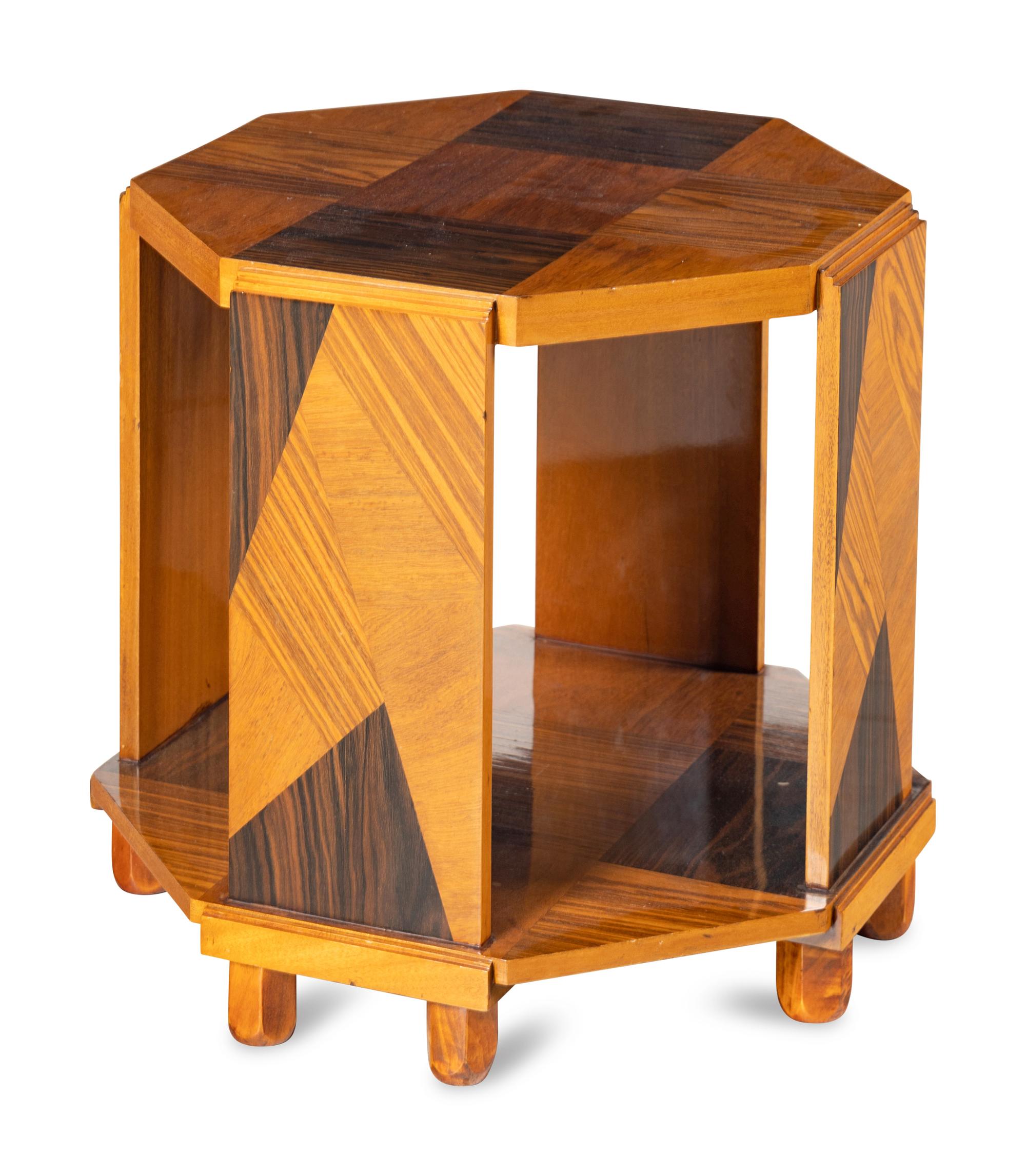 An Art Deco Style Octagonal Side Table