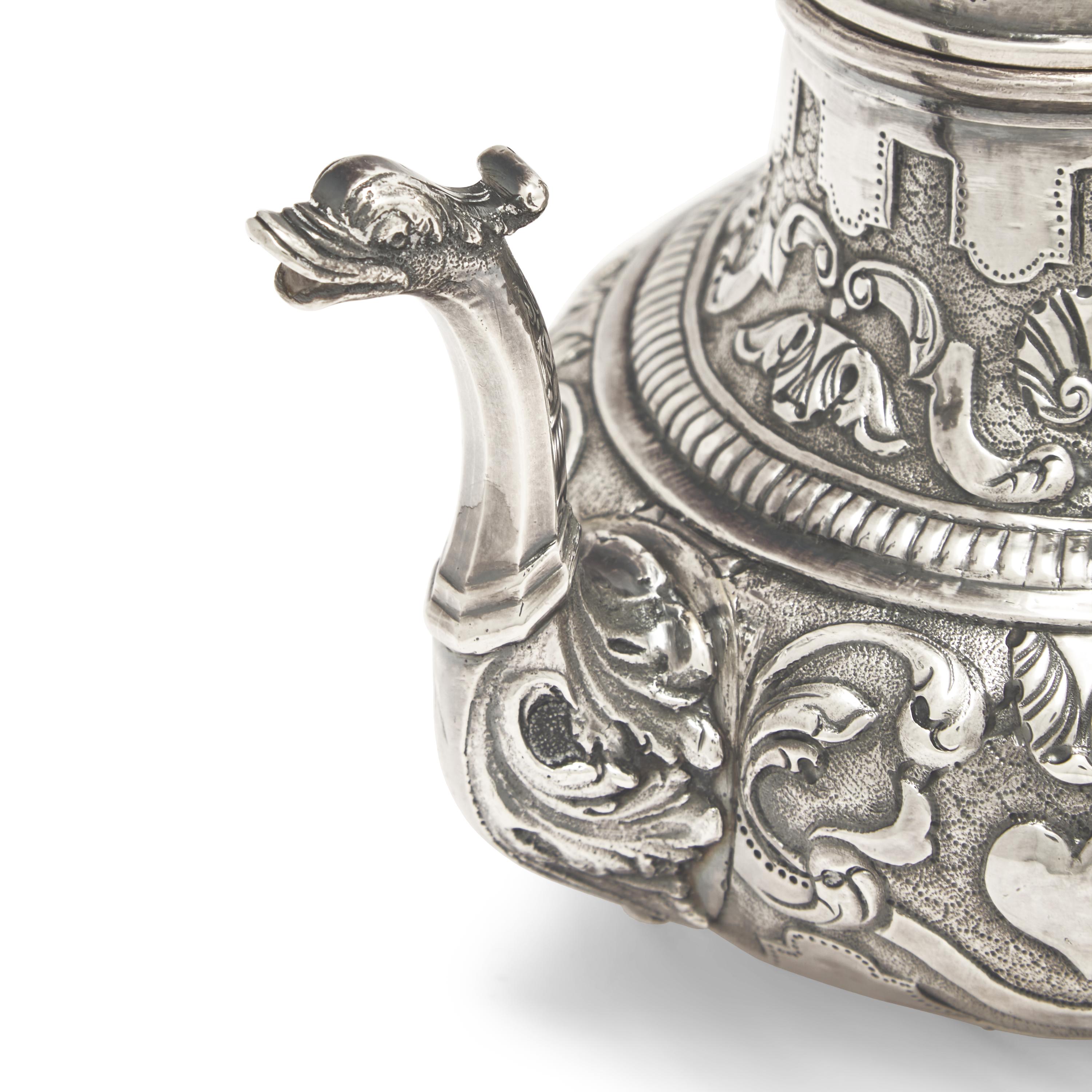 A Dutch Silver Teapot