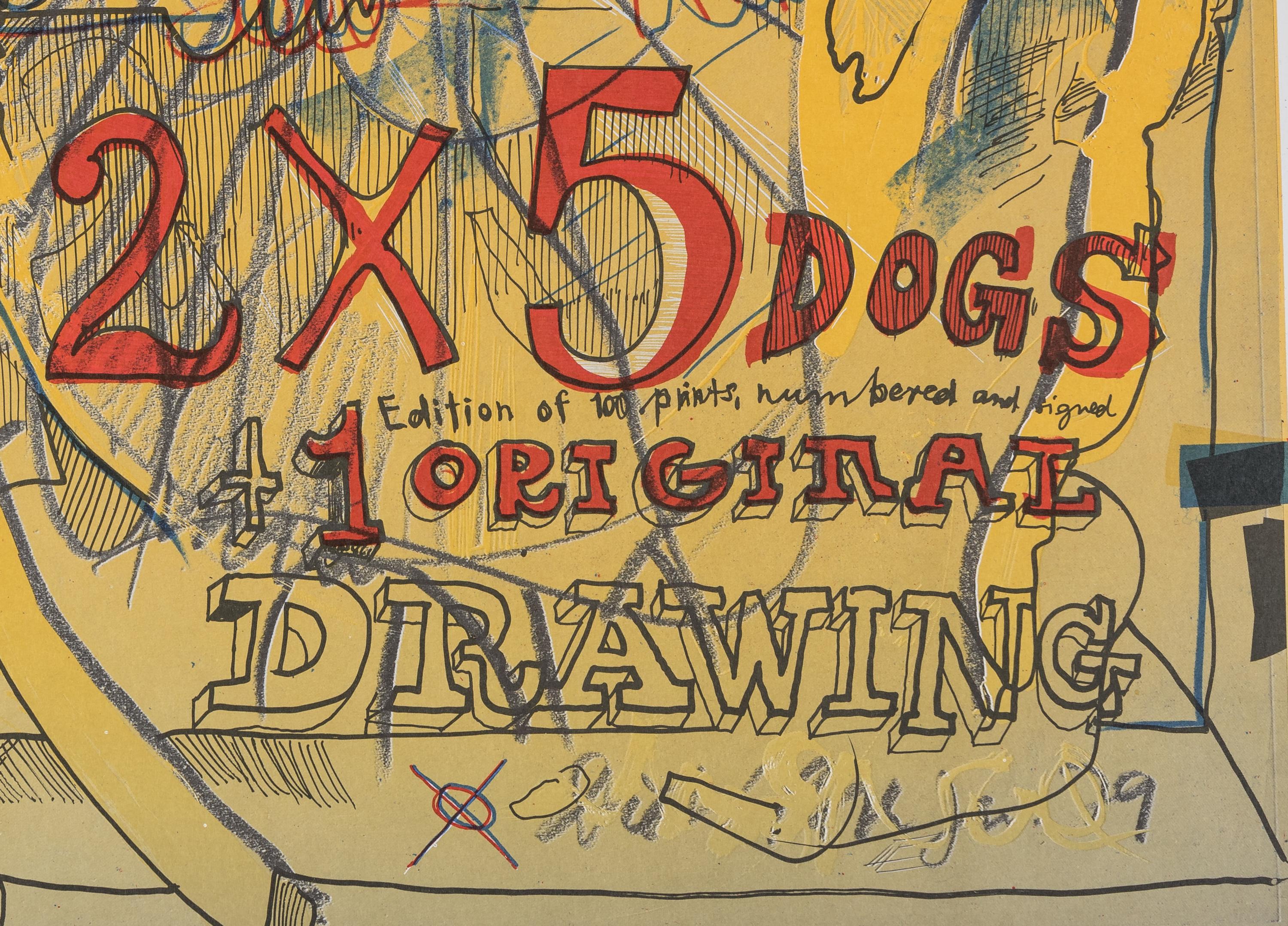2 times 5 Dogs (the complete portfolio of 14 works), 1979