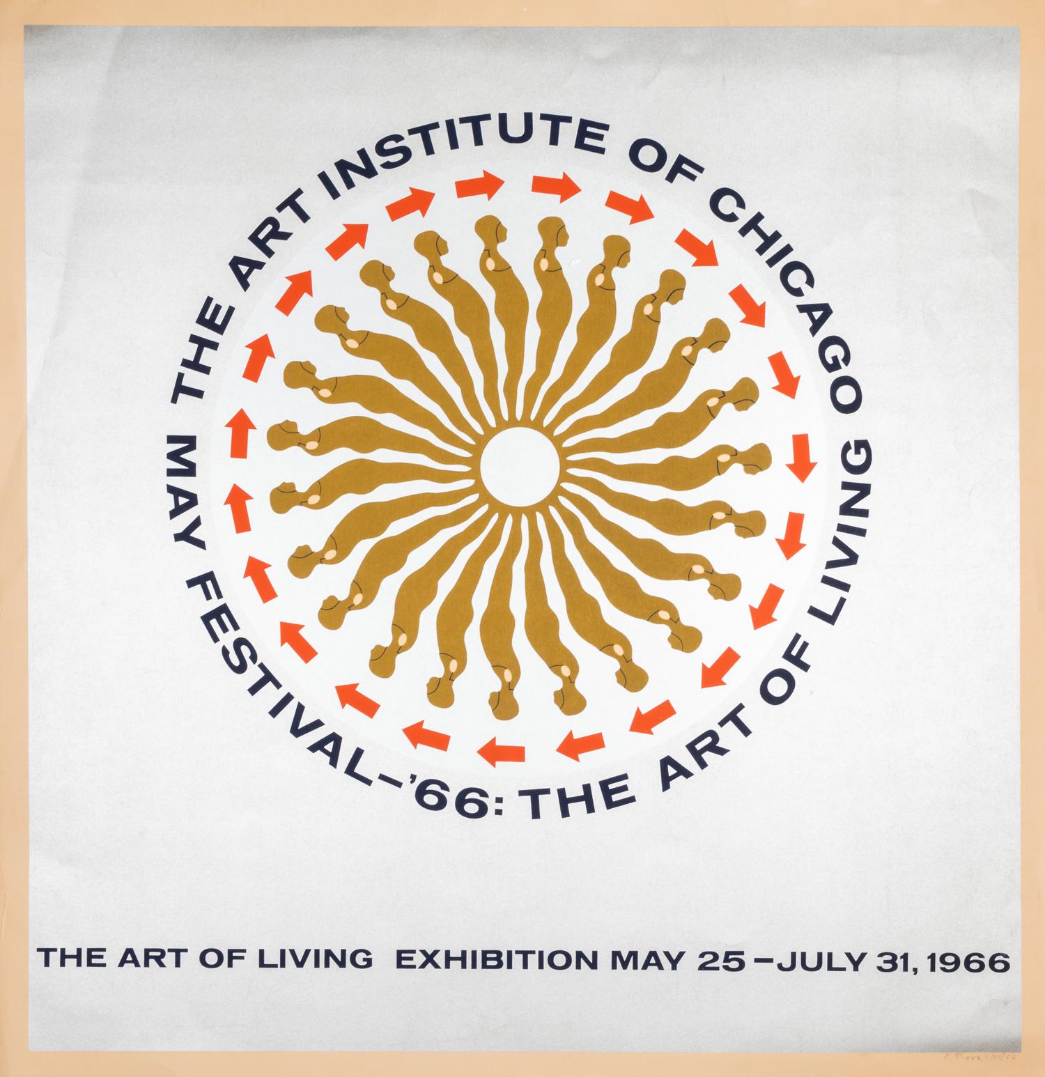 Ernest Tino Trova, (American, 1927-2009), The Art of Living Exhibition: The Art Institute of Chicago, 1966