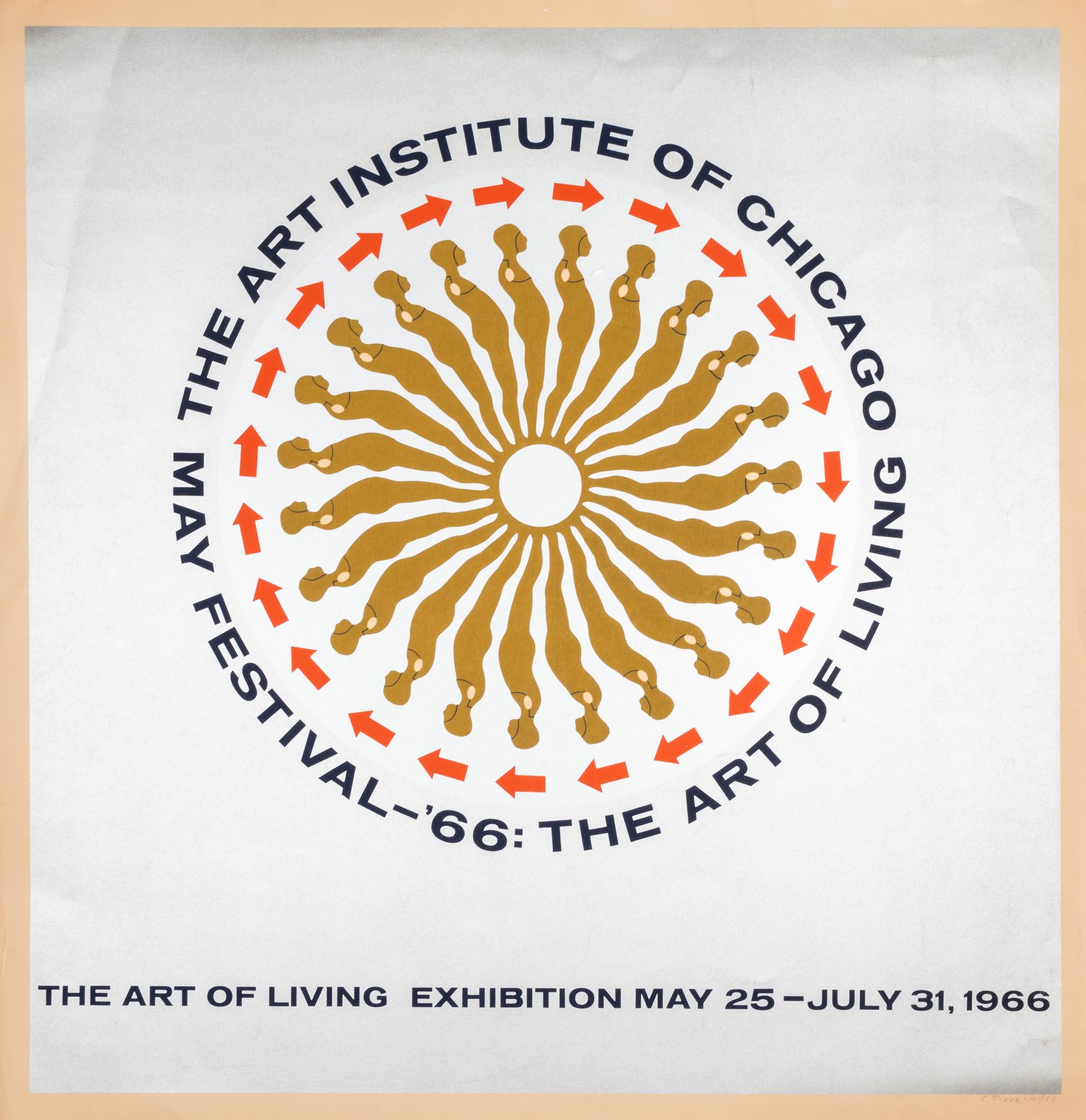 Ernest Tino Trova, (American, 1927-2009), The Art of Living Exhibition: The Art Institute of Chicago, 1966