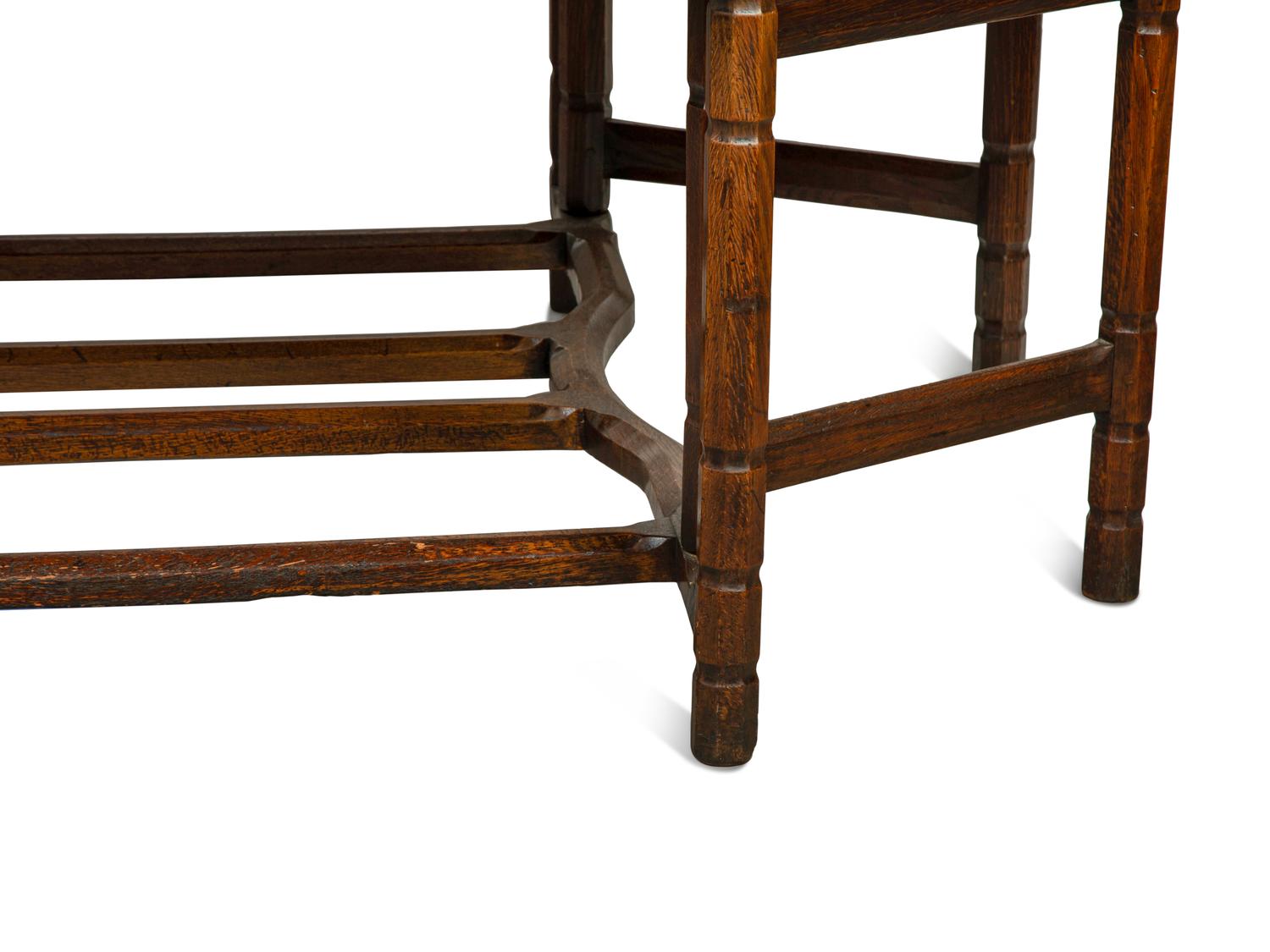 An English Oak Gate-Leg Dining Table