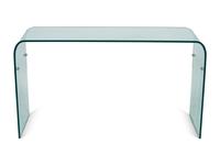 A Modern Italian Curved Glass Sofa Table — 20TH CENTURY
