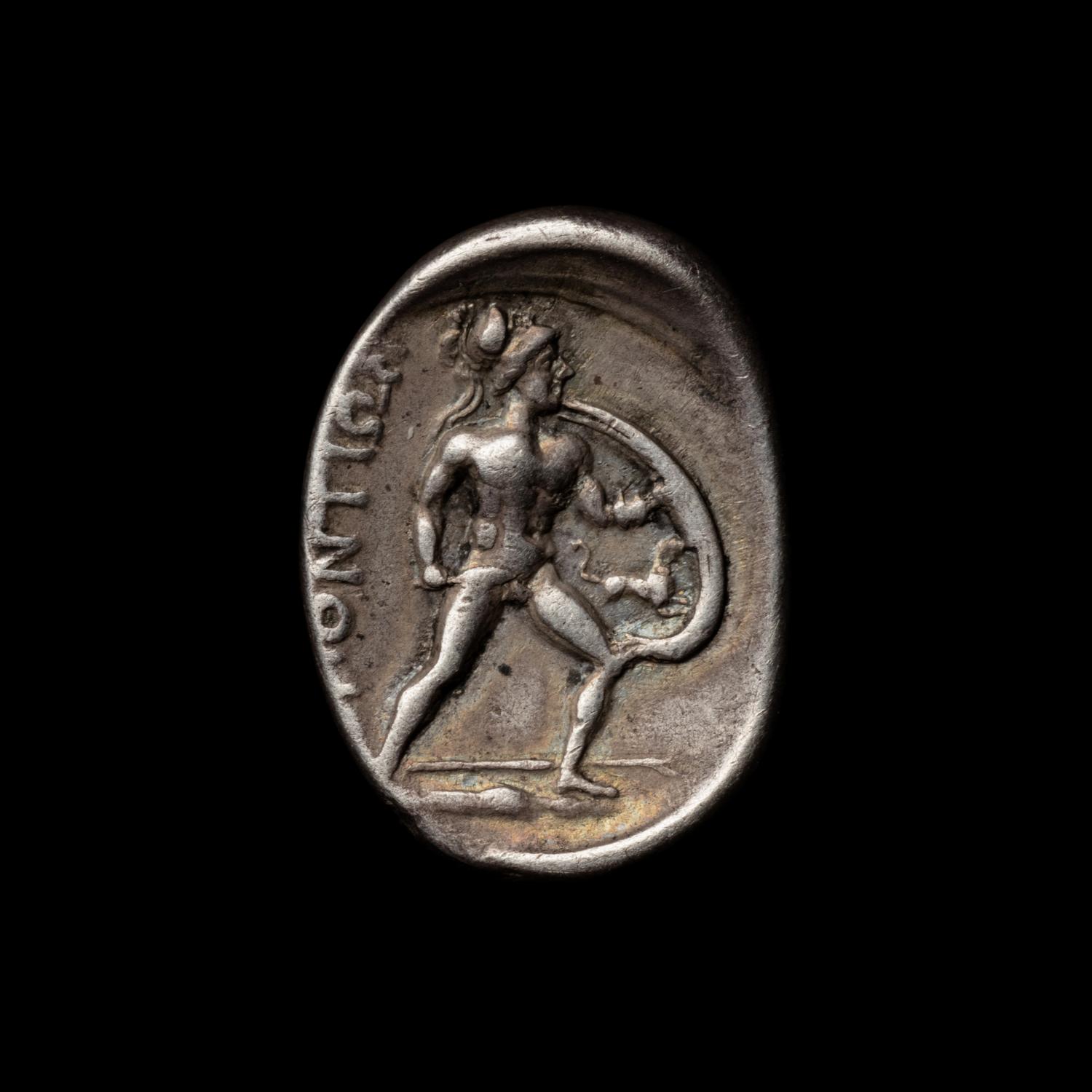 [ANCIENTS] LOCRIS. Locris Optunia (369-338 BC). Ar 1/4 Stater or hemidrachm. (2.8 g, 17mm)