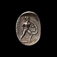 [ANCIENTS] LOCRIS. Locris Optunia (369-338 BC). Ar 1/4 Stater or hemidrachm. (2.8 g, 17mm)