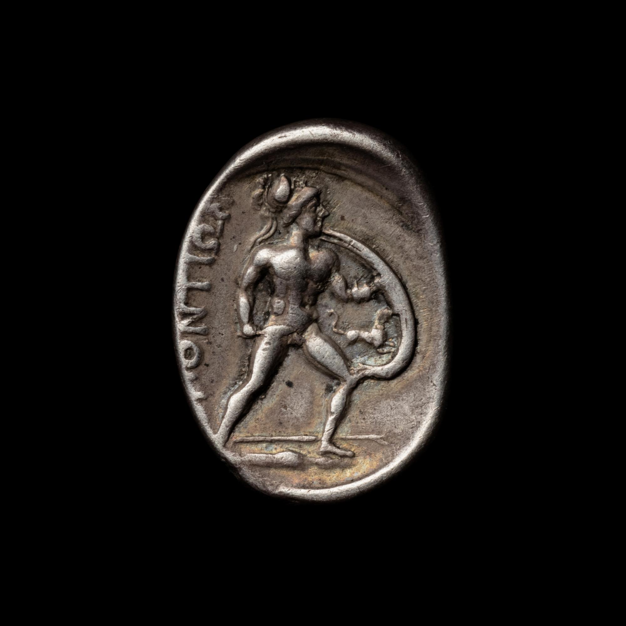 [ANCIENTS] LOCRIS. Locris Optunia (369-338 BC). Ar 1/4 Stater or hemidrachm. (2.8 g, 17mm)