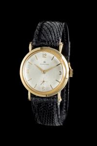 A 14 Karat Yellow Gold Wristwatch, Hamilton, Circa 1949,