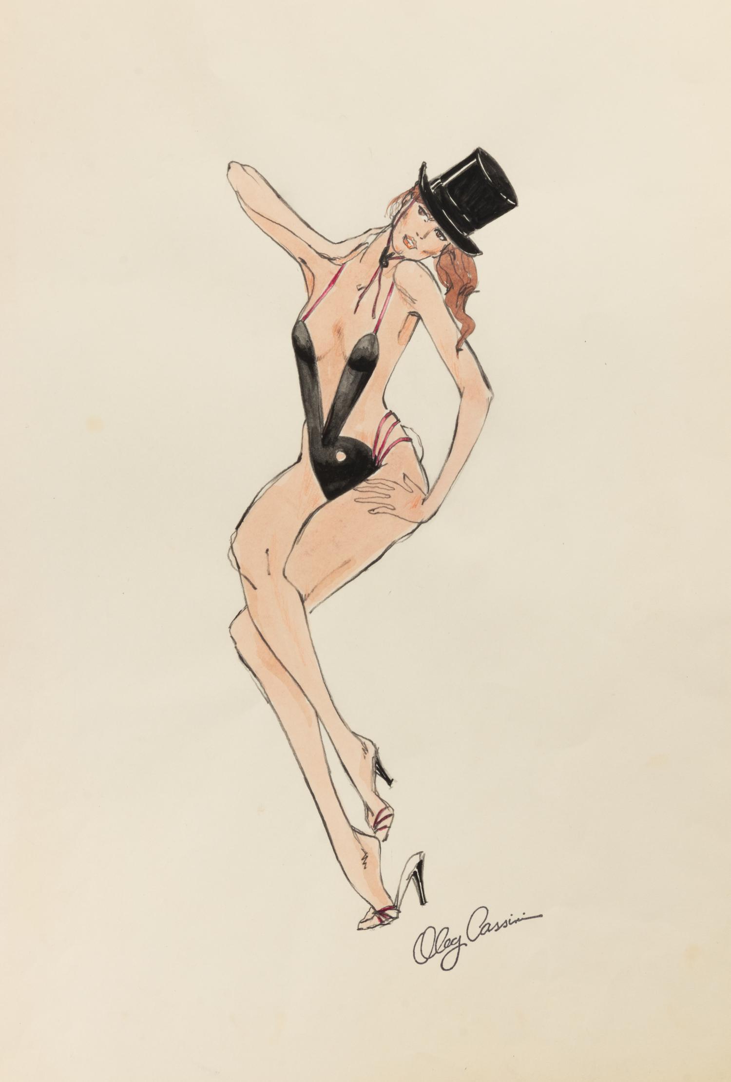 Playboy Illustrations by Oleg Cassini, 1970s