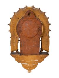 A Swedish Giltwood Wall Clock