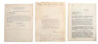[NATIVE AMERICANS]. Archive of documents related to Assiniboine, Arapaho, and Northern Cheyenne tribal affairs, incl. delegation documents.