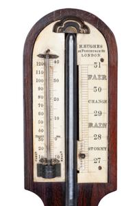 An English Rosewood Stick Barometer