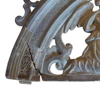 A Bronze Arch Top Panel 28" W x 1.5" D x 14" H — Italy, 20th Century