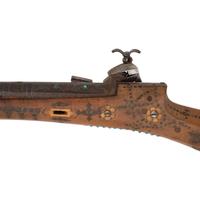 Lot of 2 Ottoman and Indian Muskets Including: Heavily Inlaid Shishana and Toradar