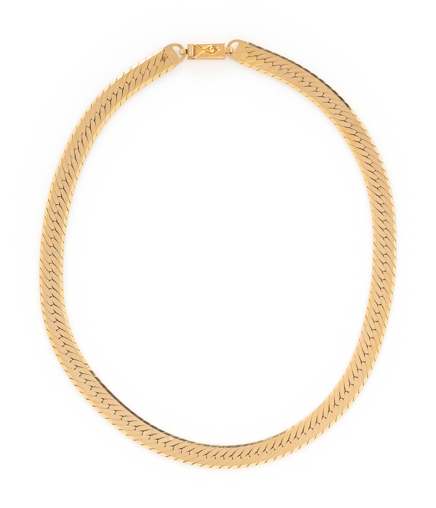 COLLECTION OF YELLOW GOLD NECKLACES