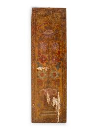 Three Qajar Painted Wood Panels