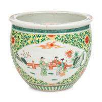 A Chinese Export Porcelain Jardiniere
