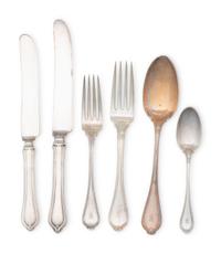 An American Silver Flatware Service