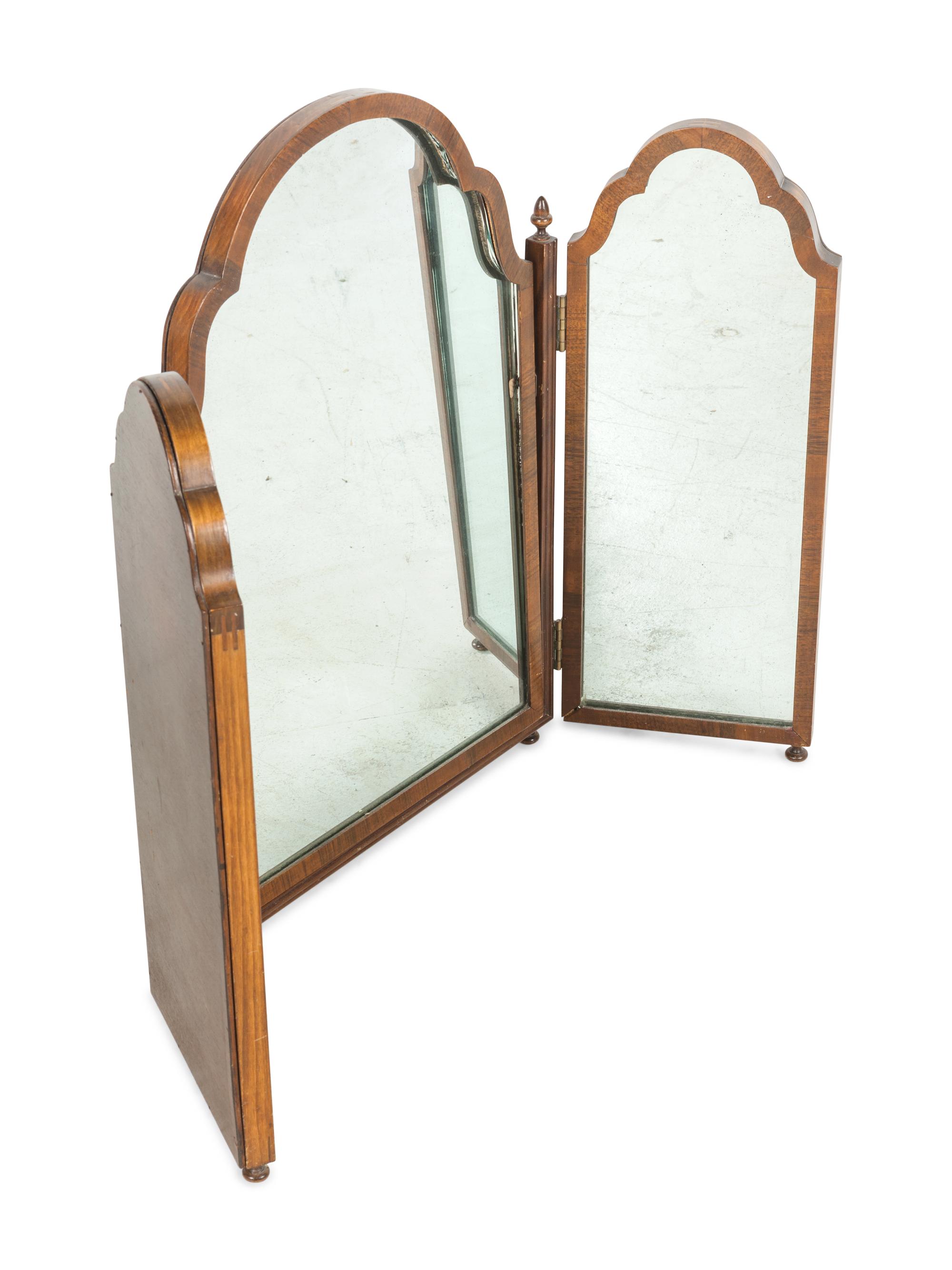 An Edwardian Mahogany Dressing Mirror