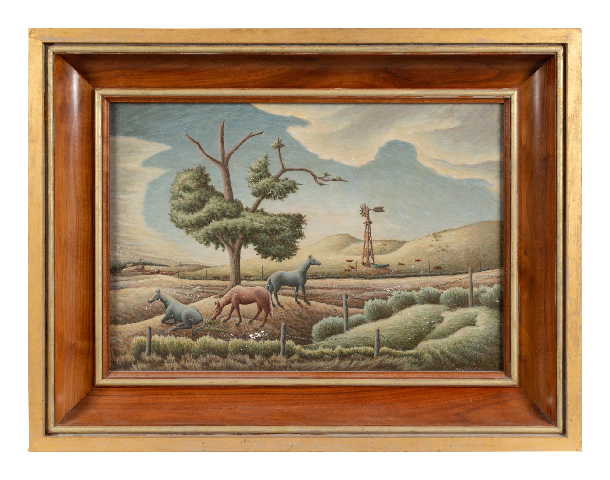 Horses in Pasture, 1952