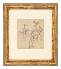 Two Riders on Horseback