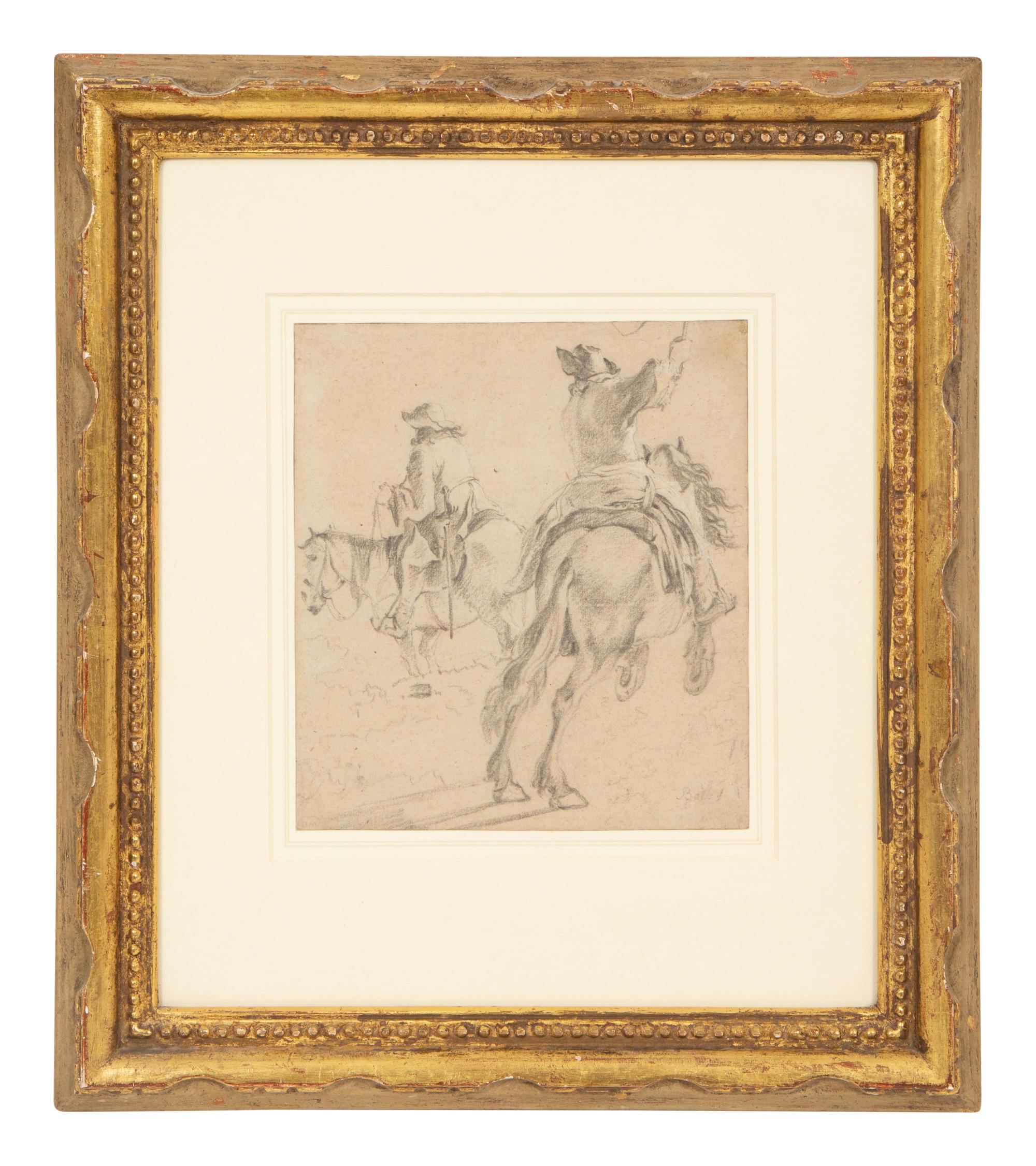 Two Riders on Horseback