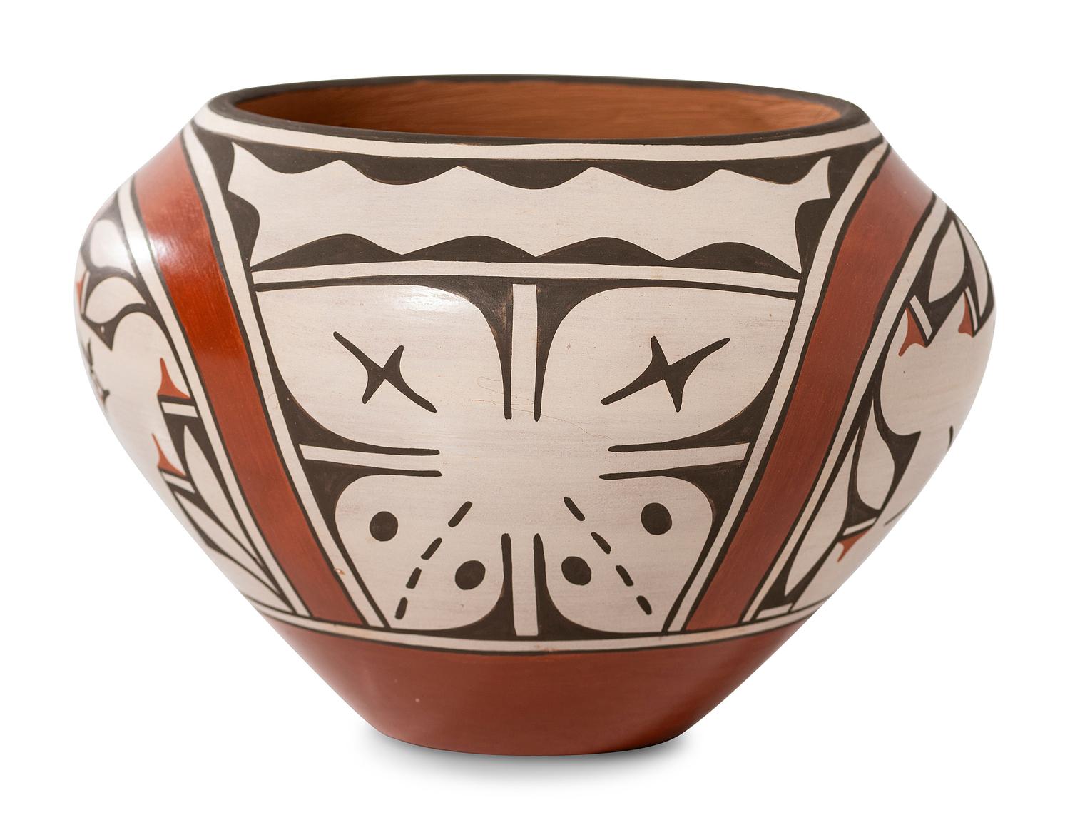 Polychrome Jar, with Birds