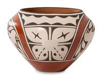 Polychrome Jar, with Birds
