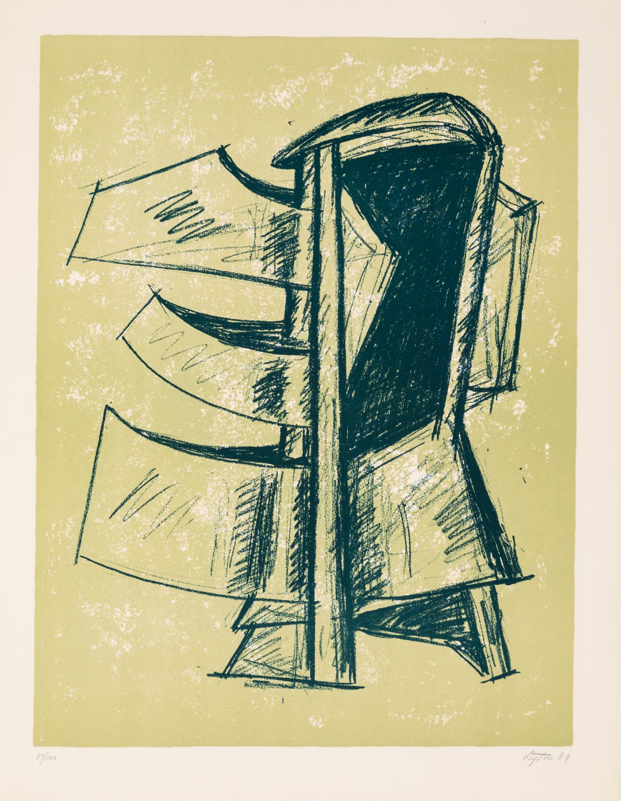 Seymour Lipton, (American, 1903-1986), A group of three works: Study of Sculpture I, Study of Sculpture II, and Study of Sculpture III,