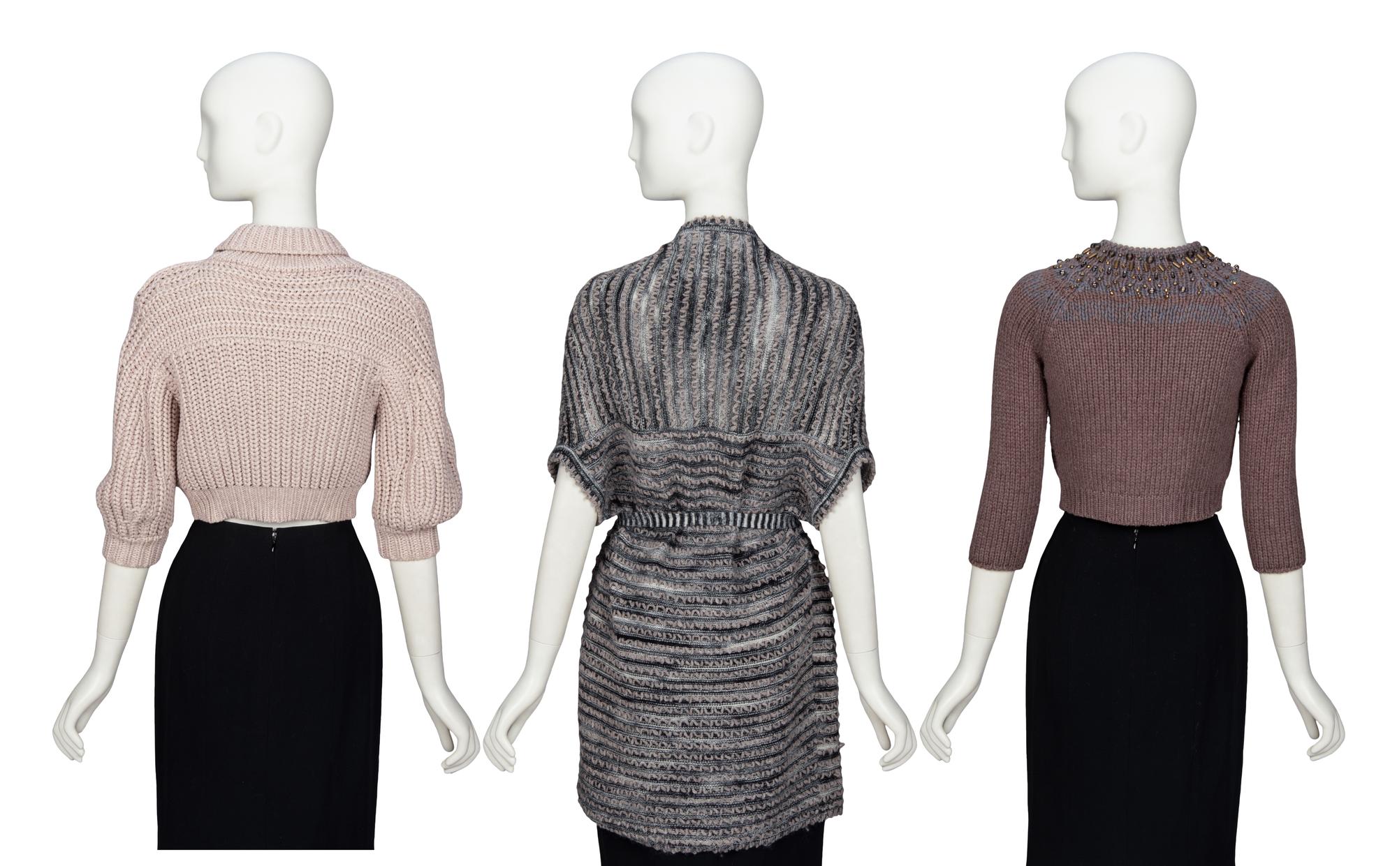 BRUNELLO CUCINELLI & MISSONI, THREE KNIT TOPS