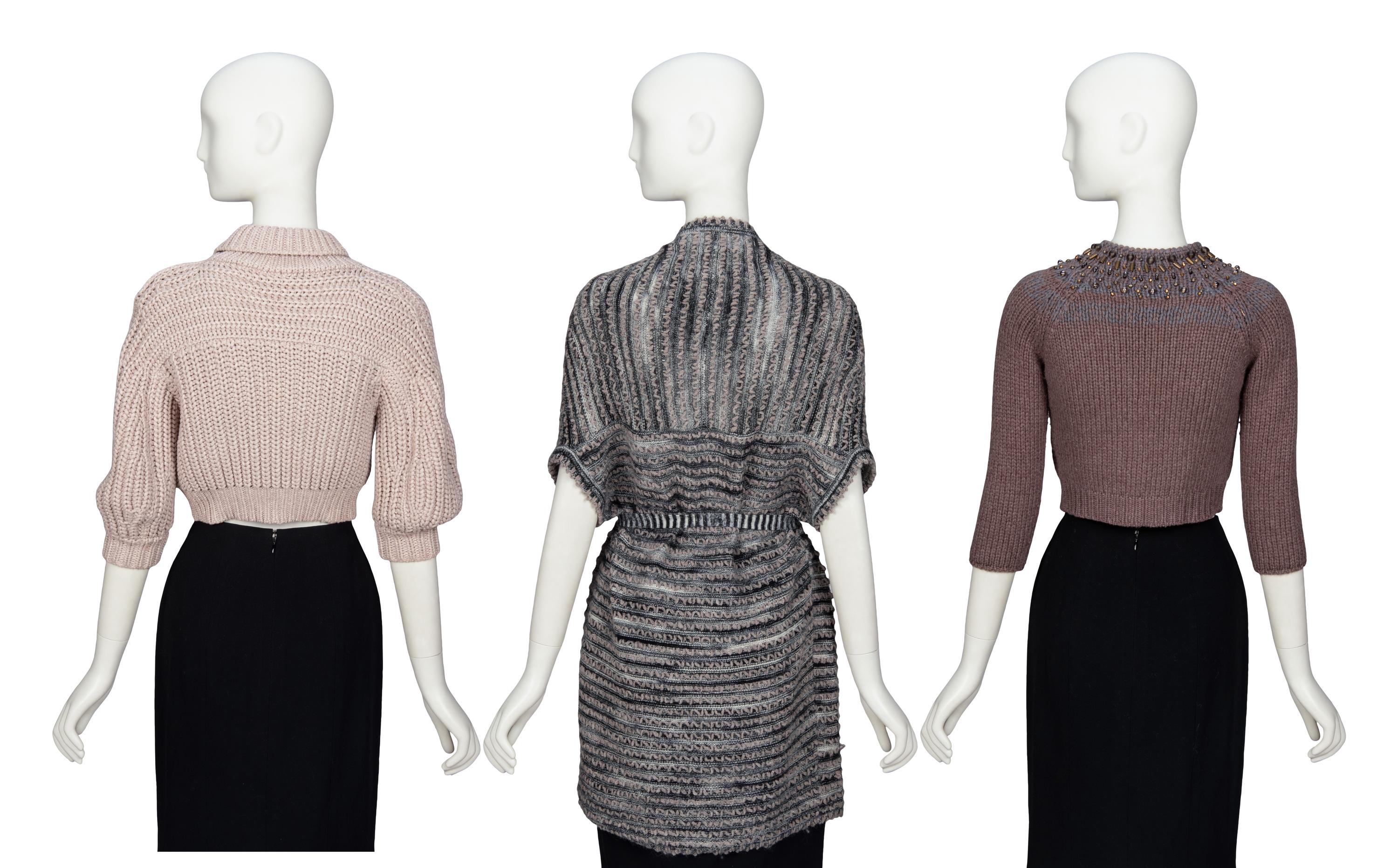 BRUNELLO CUCINELLI & MISSONI, THREE KNIT TOPS