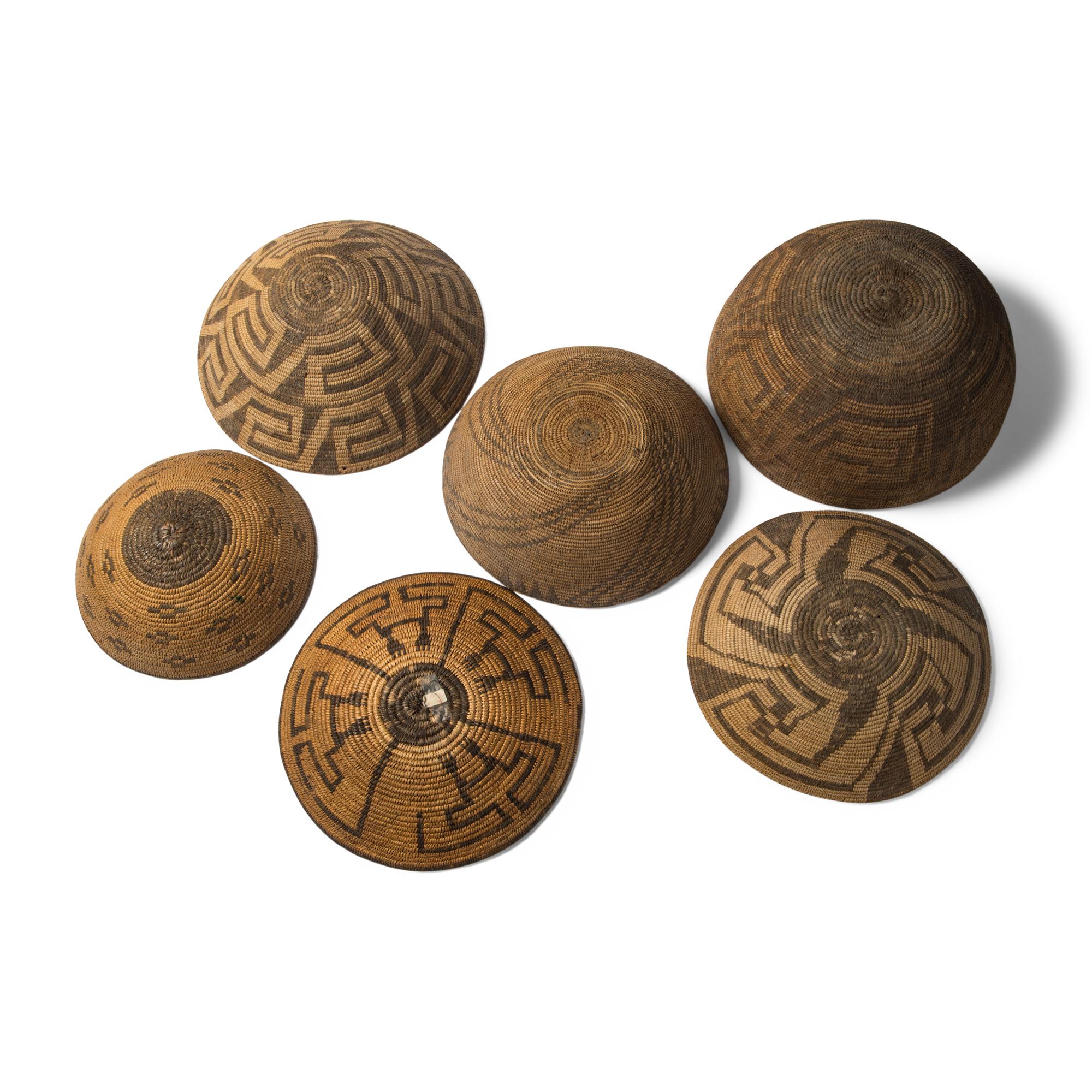 Group of Akimel O'odham and Tohono O'odham Baskets