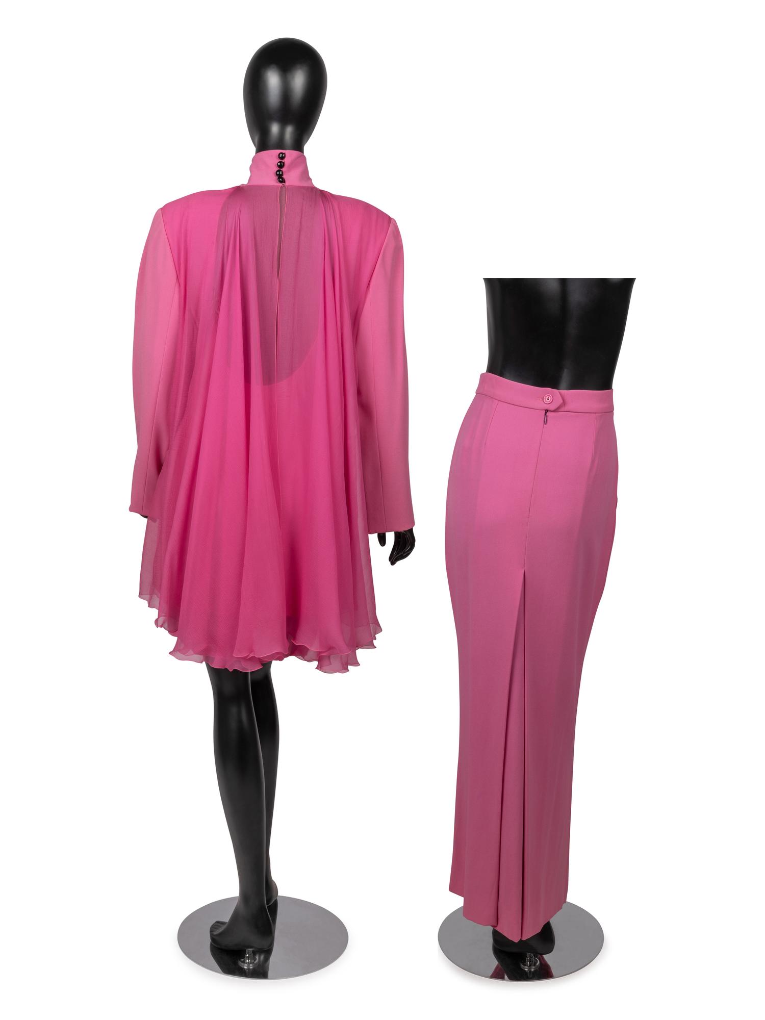 Christian Dior Demi-Couture Three Piece Suit, Jacket and Two Skirts, 1990s