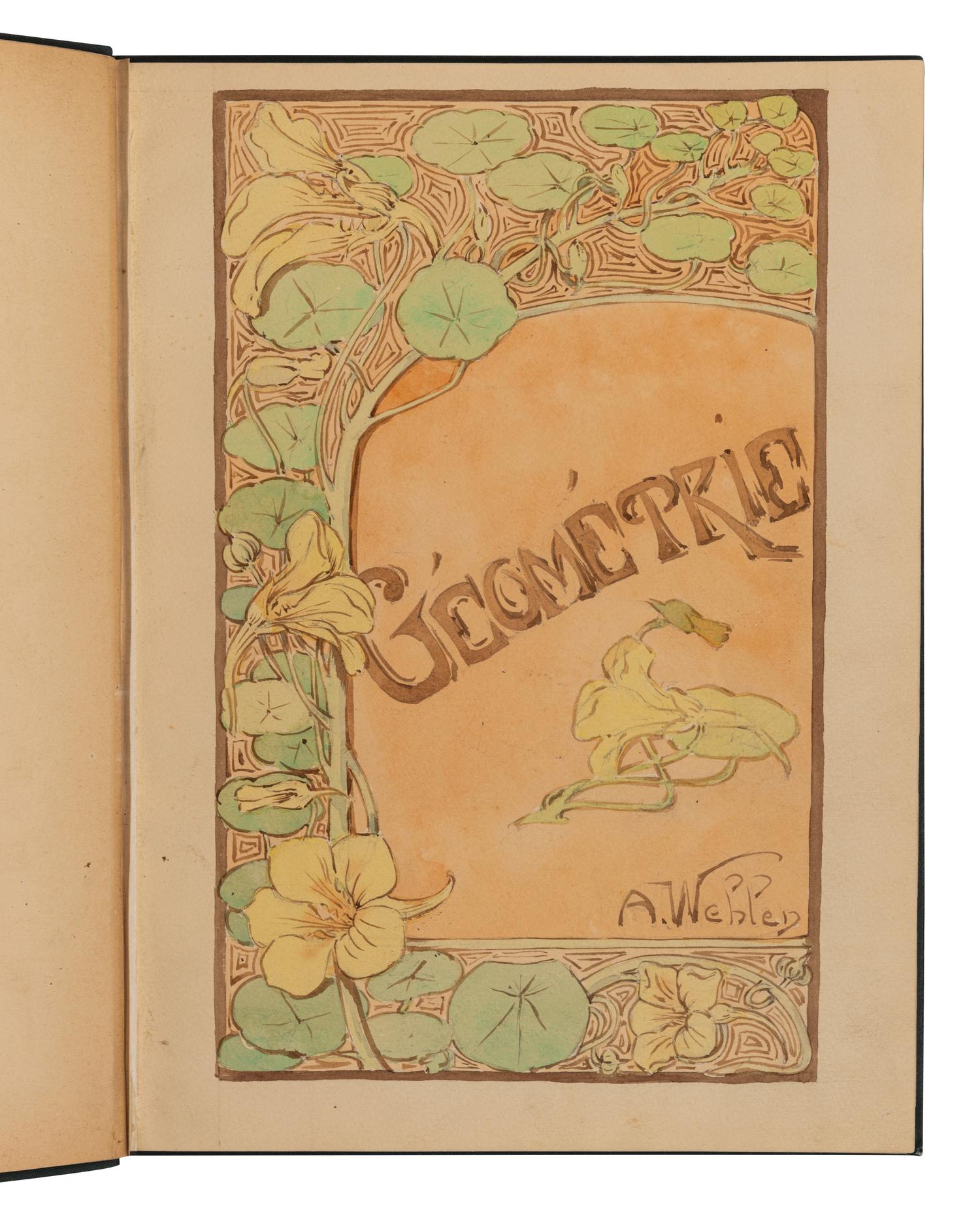 [MANUSCRIPT - MATHEMATICS]. “Géométrie.” Paris, 1901-1902.