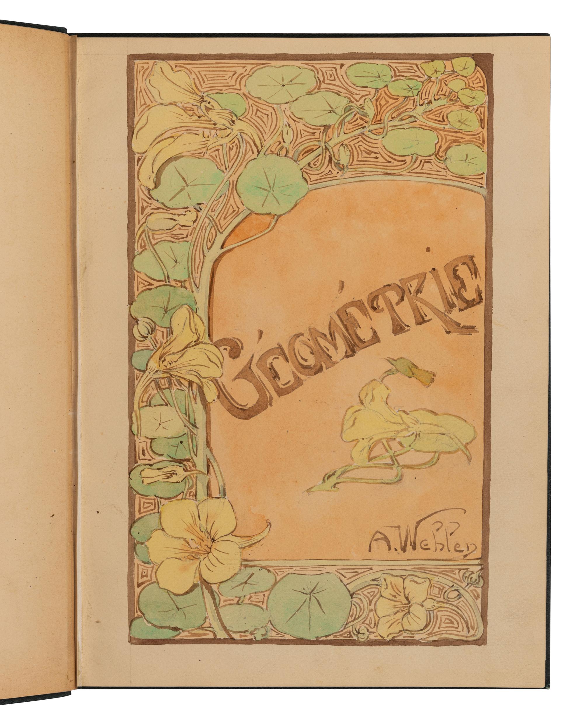 [MANUSCRIPT - MATHEMATICS]. “Géométrie.” Paris, 1901-1902.