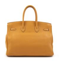 Hermès Natural Sable Clemence Birkin Handbag, 2008