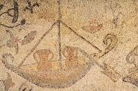 A Byzantine Mosaic Panel with Ships