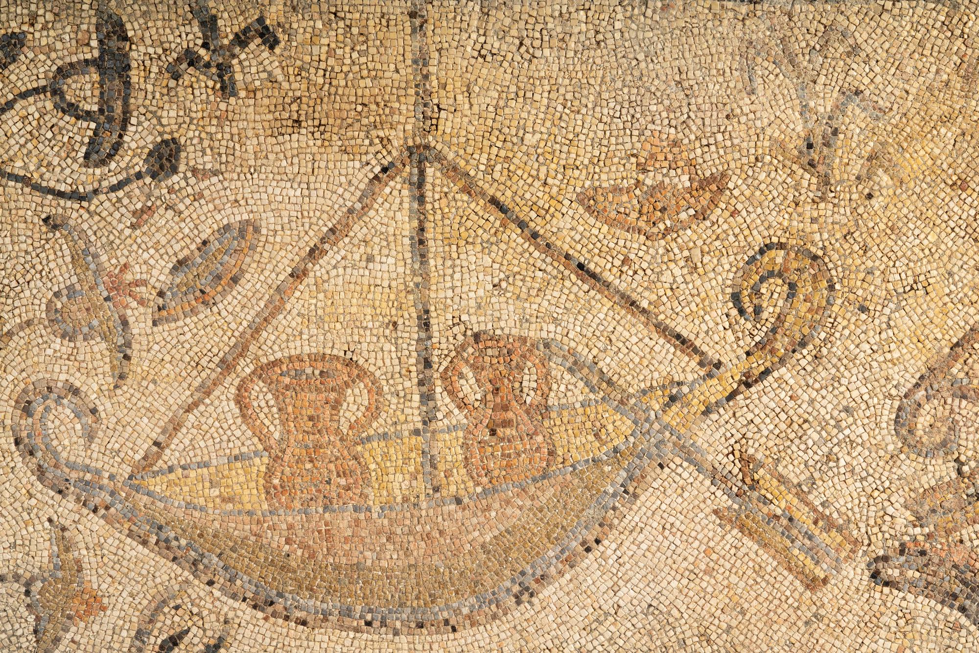A Byzantine Mosaic Panel with Ships