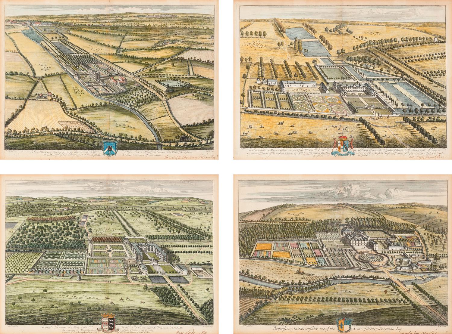Four Plates from Nouveau Theatre de la Grande Bretangne