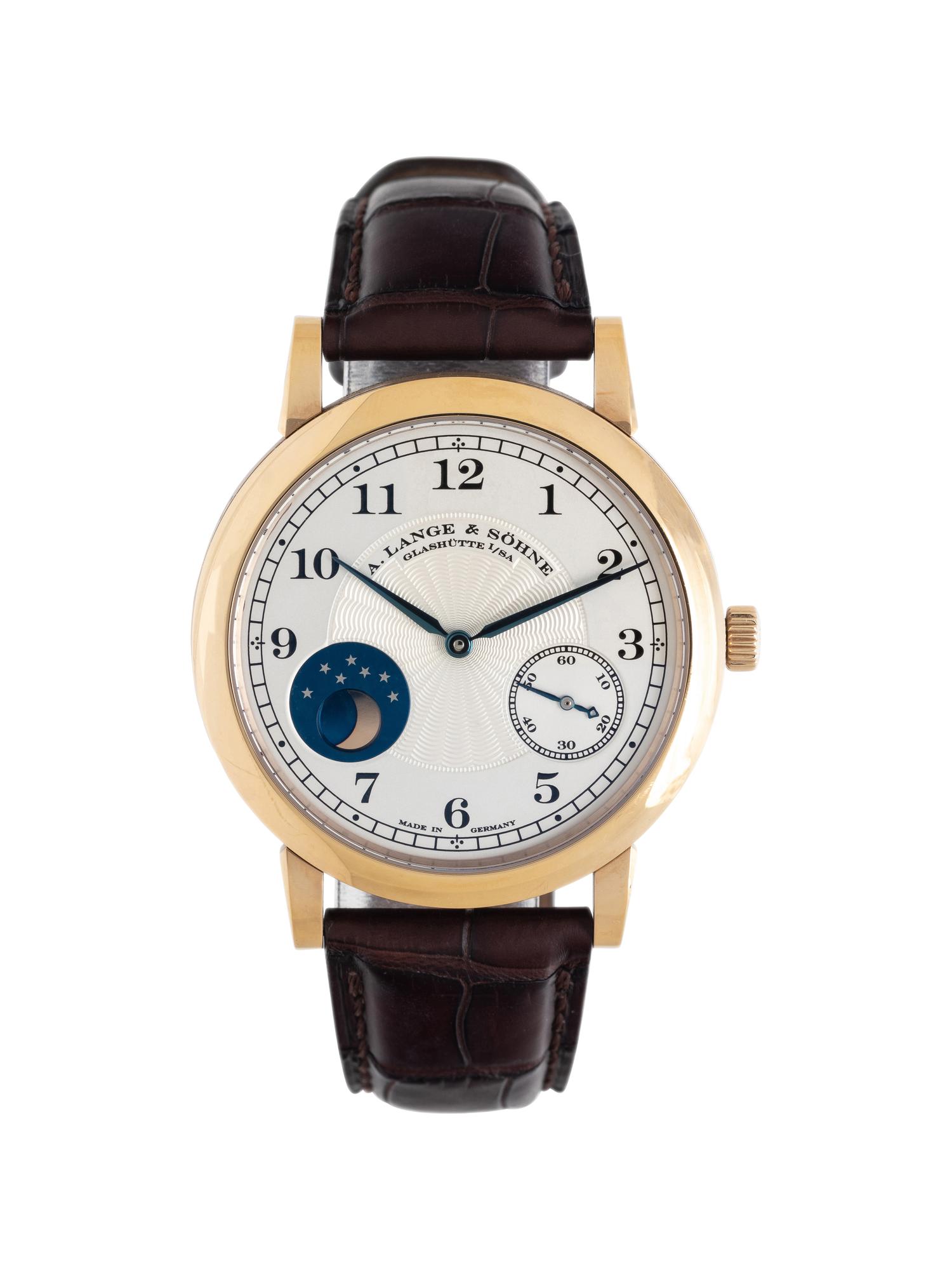 A. LANGE & SÖHNE, REF. 212.050 18K YELLOW GOLD '1815 MOONPHASE HOMAGE TO FERDINAND ADOLPH LANGE' WATCH