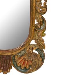 An Italian Baroque Style Painted Mirror — 19TH CENTURY