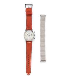 GALLET BY RACINE, VINTAGE, STAINLESS STEEL CHRONOGRAPH WRISTWATCH