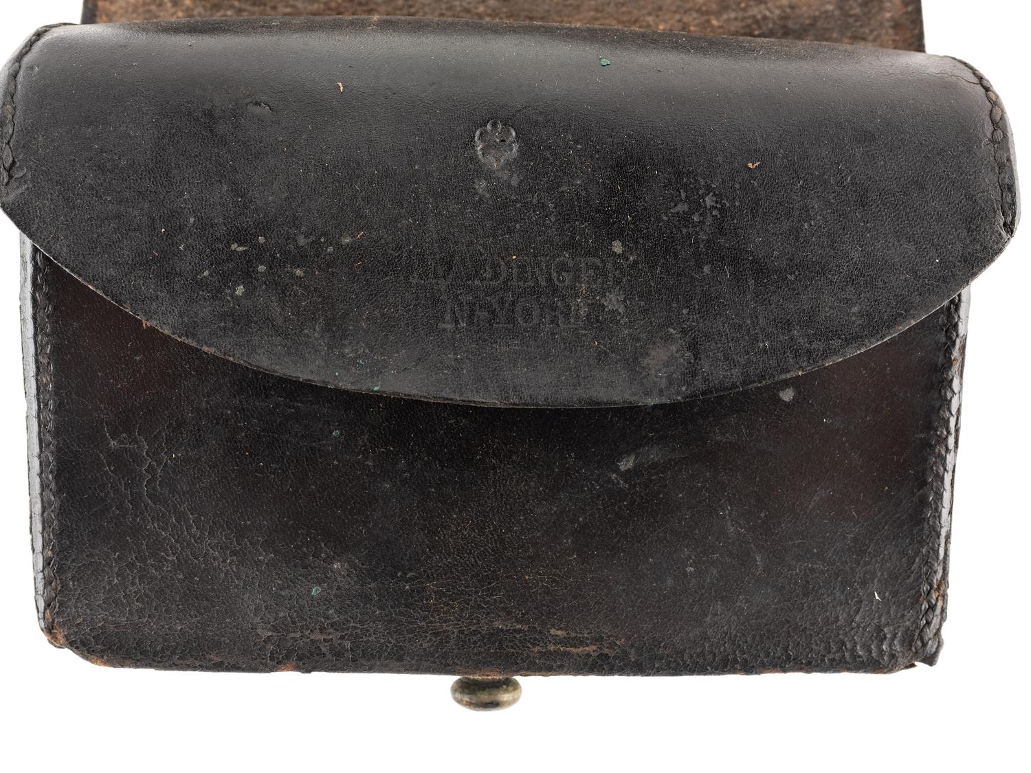 [CIVIL WAR]. Model 1855 pistol carbine cartridge box by H.A. Dingee, New York.