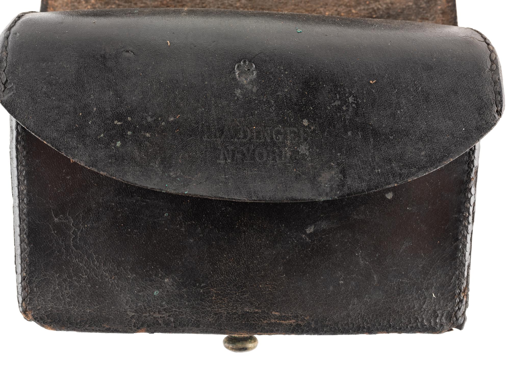 [CIVIL WAR]. Model 1855 pistol carbine cartridge box by H.A. Dingee, New York.