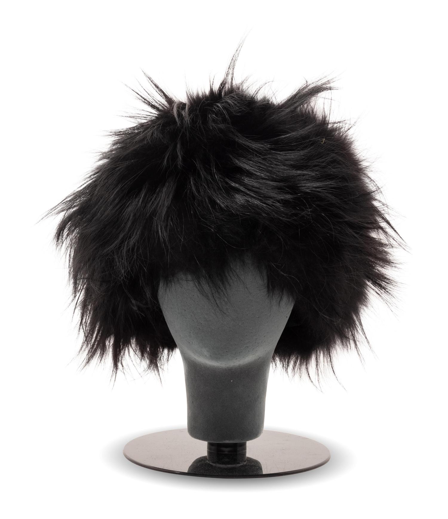12 Assorted Hats and a Pair of Feathered Cuffs, 1970-2000s