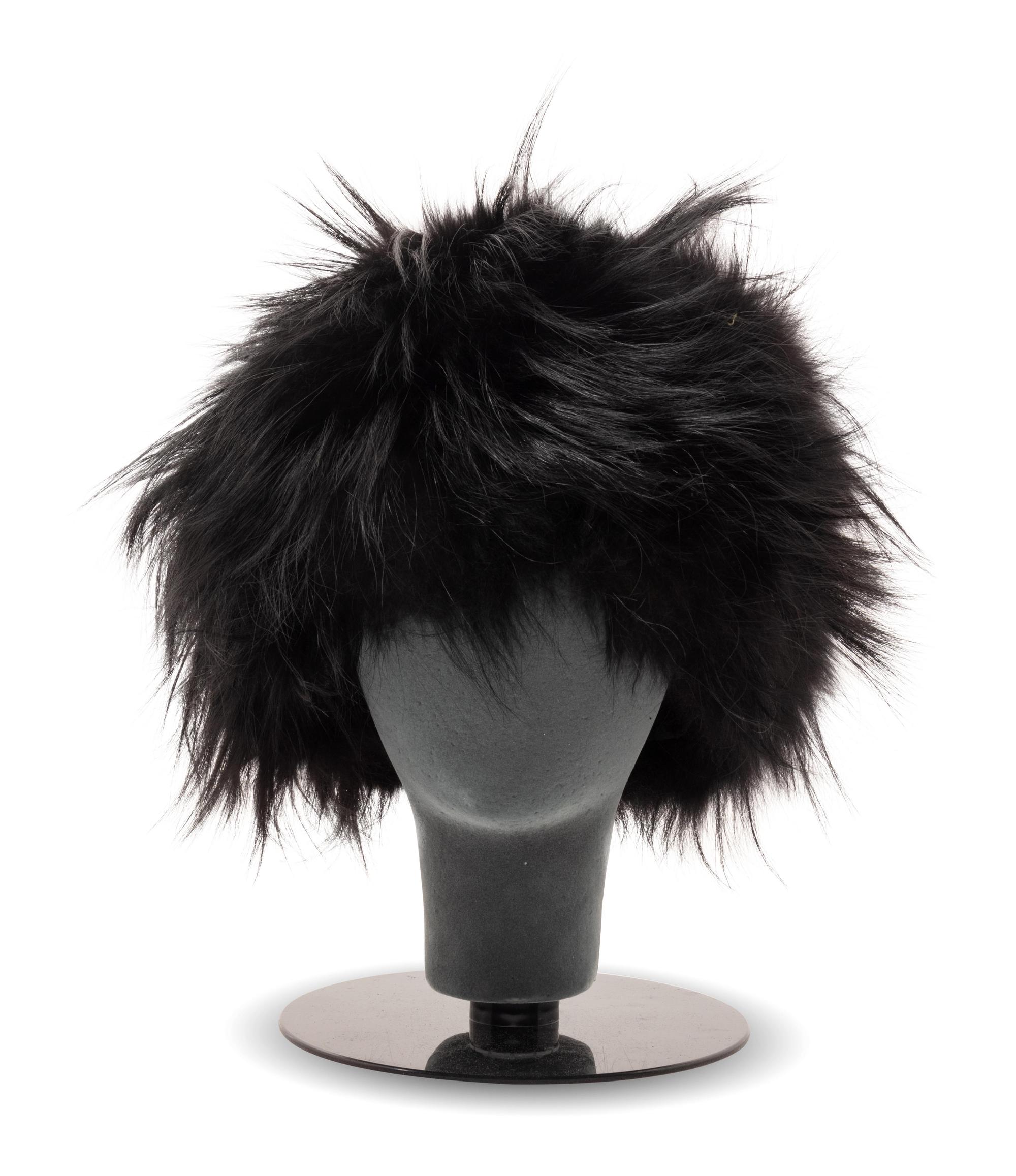 12 Assorted Hats and a Pair of Feathered Cuffs, 1970-2000s