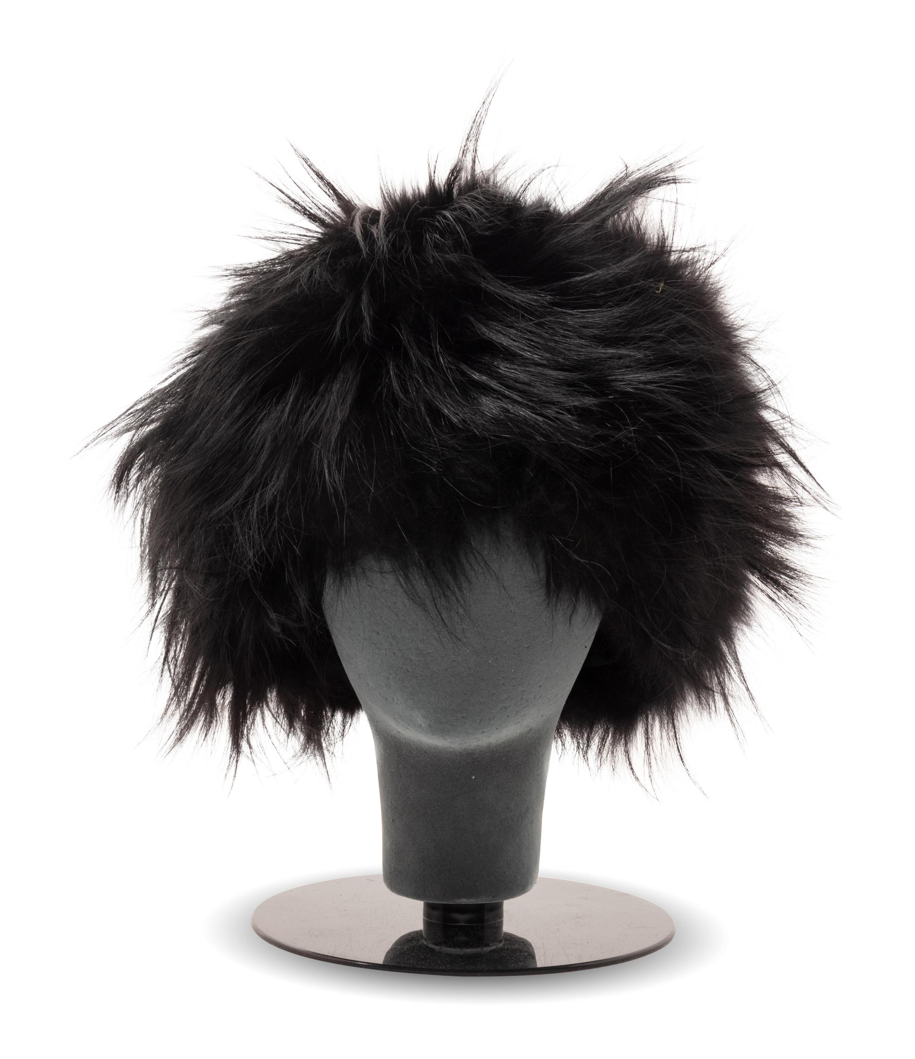 12 Assorted Hats and a Pair of Feathered Cuffs, 1970-2000s